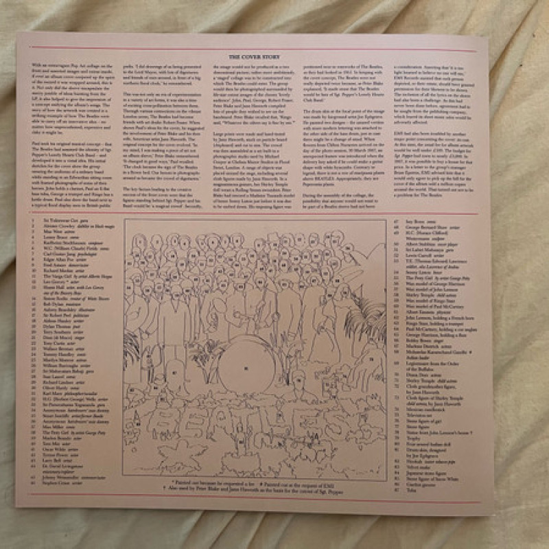 Вінілова платівка  The Beatles - Sgt. Pepper's Lonely Hearts Club Band (Vinyl, LP, Album, Reissue, Remastered, Repress, Stereo)