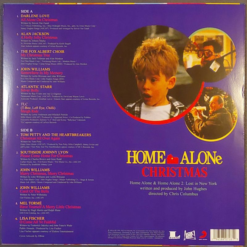 Вінілова платівка  Various - Home Alone Christmas (Vinyl, LP, Compilation, Reissue, Repress, Stereo)