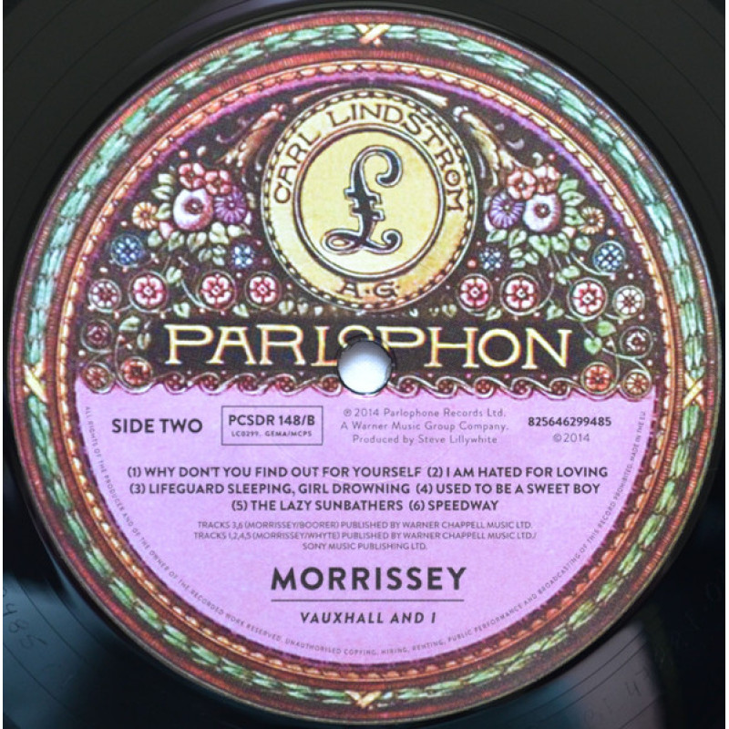 Morrissey - Vauxhall And I (UK & Europe 02 Jun 2014)