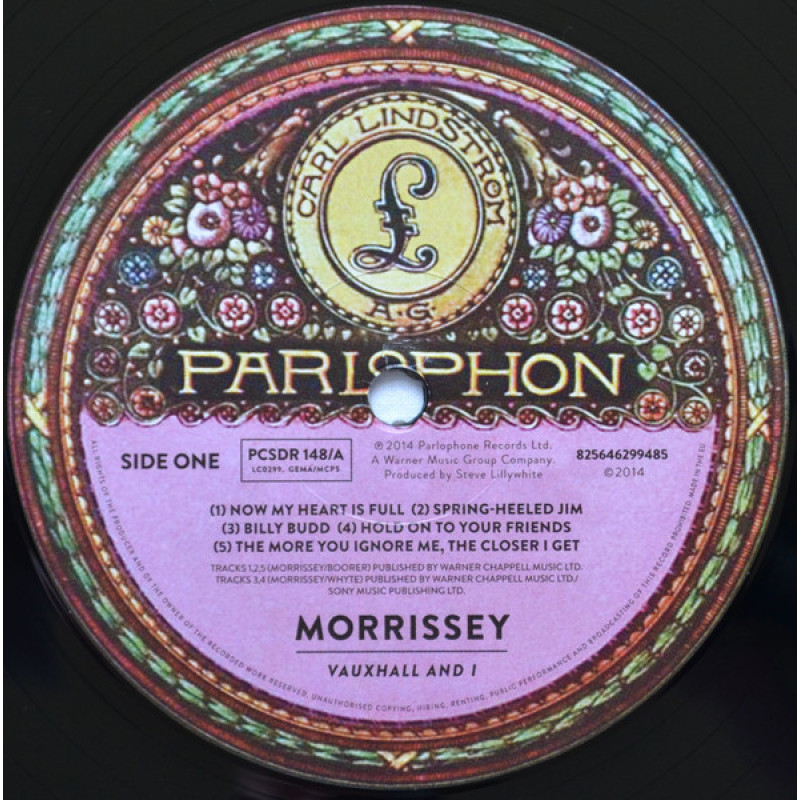 Morrissey - Vauxhall And I (UK & Europe 02 Jun 2014)
