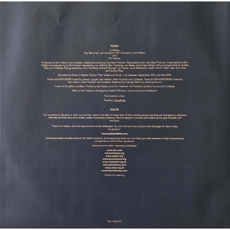 Coldplay - A Rush Of Blood To The Head (Worldwide 13 Sep 2024)