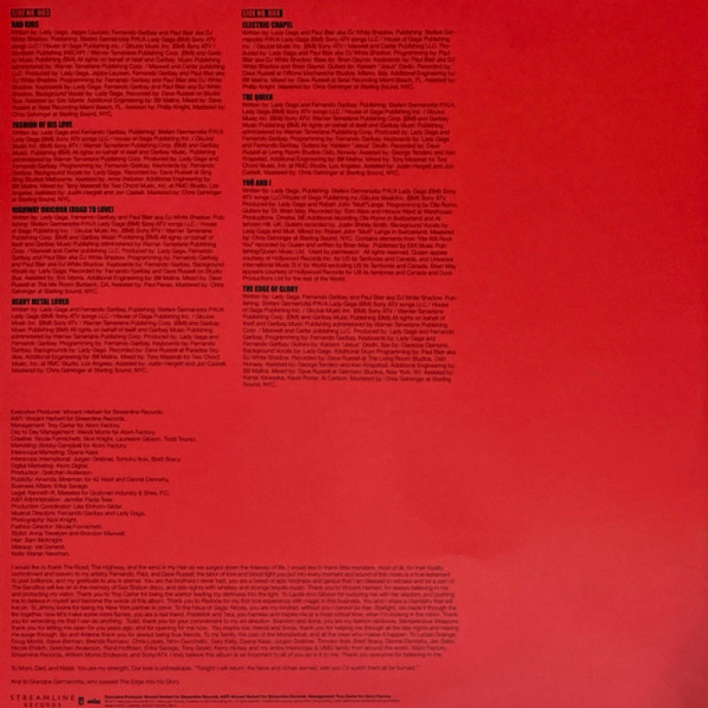 Вінілова платівка  Lady Gaga - Born This Way (Vinyl, LP, Album)