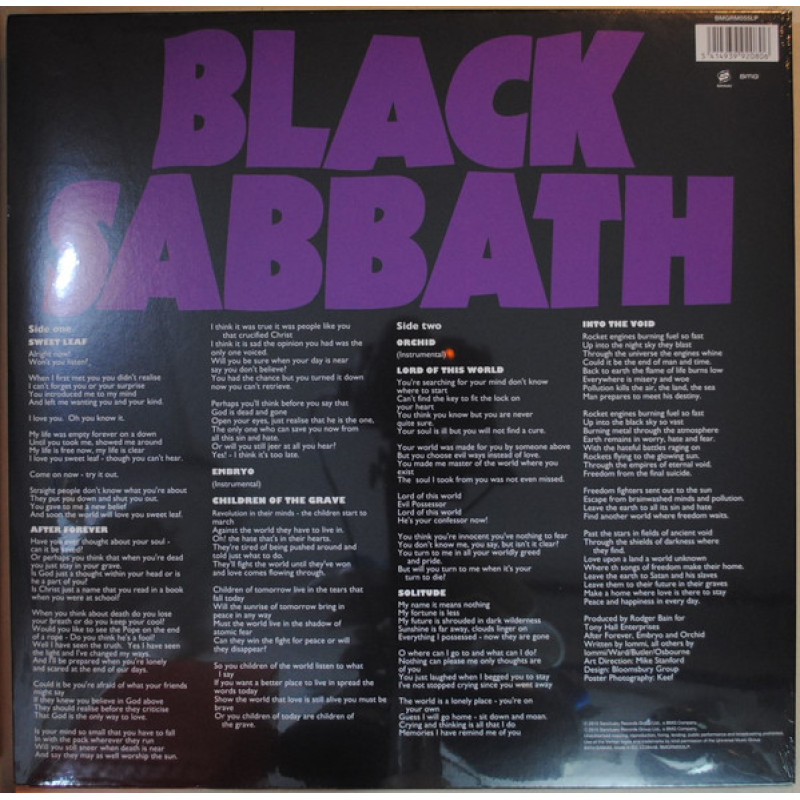 Black Sabbath - Master Of Reality (Europe 2015)