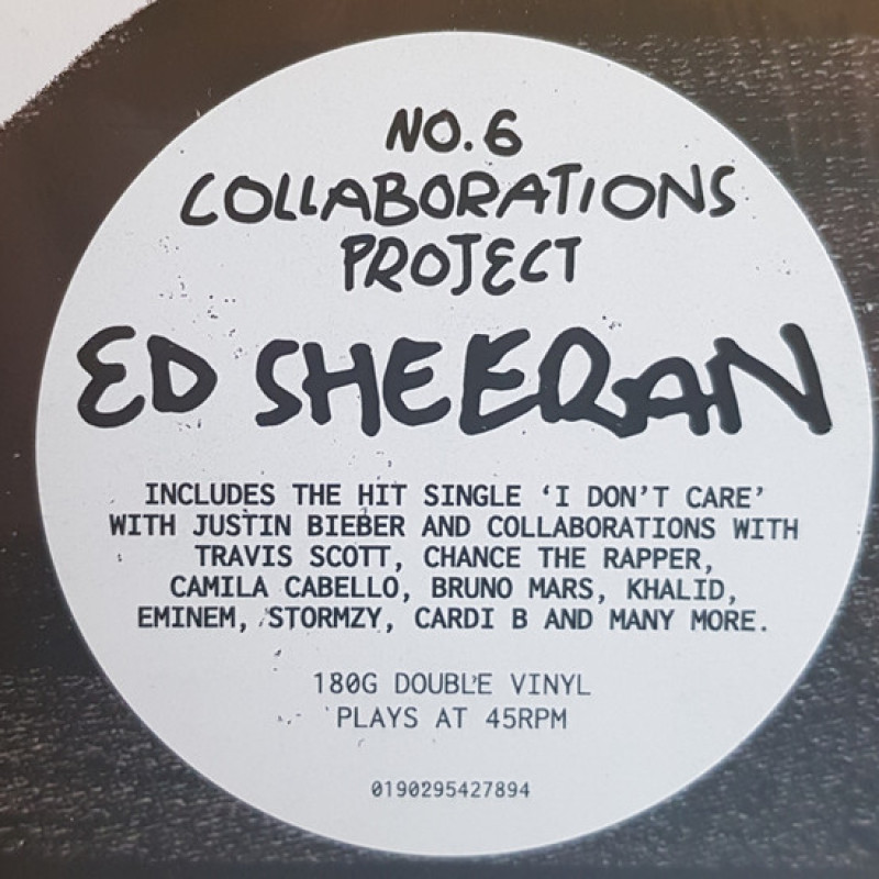 Вінілова платівка  Ed Sheeran - No.6 Collaborations Project (Vinyl, LP, 45 RPM, Album)