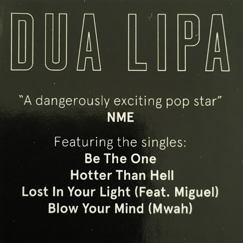 Dua Lipa - Dua Lipa (Europe 2019)