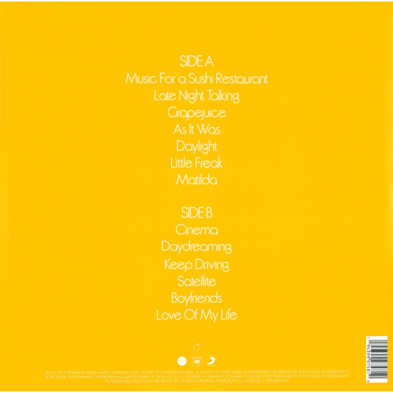 Harry Styles - Harry's House (Europe 19 May 2022)