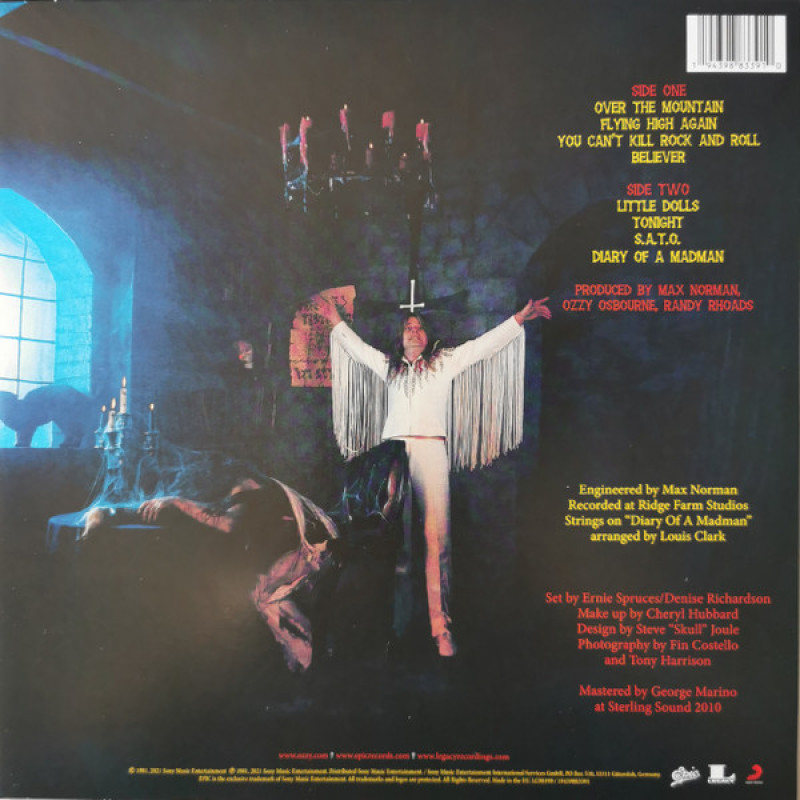 Вінілова платівка  Ozzy Osbourne - Diary Of A Madman (Vinyl, LP, Album, Limited Edition, Reissue)