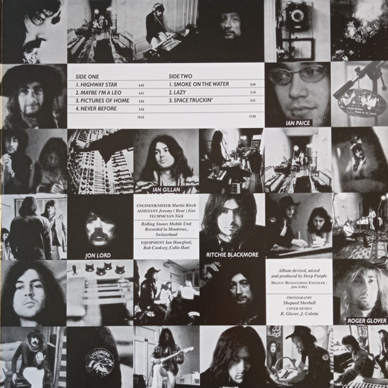 Вінілова платівка  Deep Purple - Machine Head (Vinyl, LP, Album, Reissue, Remastered, Stereo)