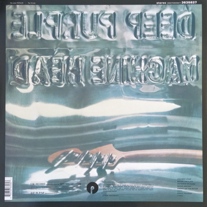 Вінілова платівка  Deep Purple - Machine Head (Vinyl, LP, Album, Reissue, Remastered, Stereo)