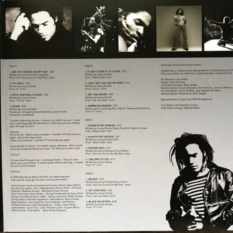 Вінілова платівка  Lenny Kravitz - Greatest Hits (Vinyl, LP, Compilation, Reissue, Stereo)