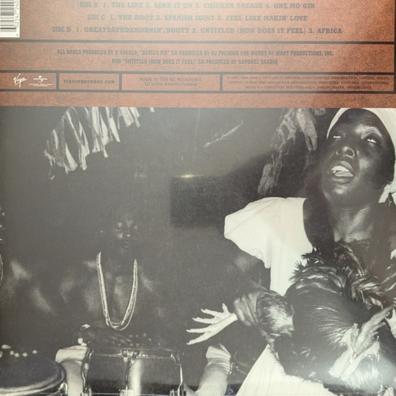 Вінілова платівка  D'Angelo - Voodoo (Vinyl, LP, Album, Reissue)