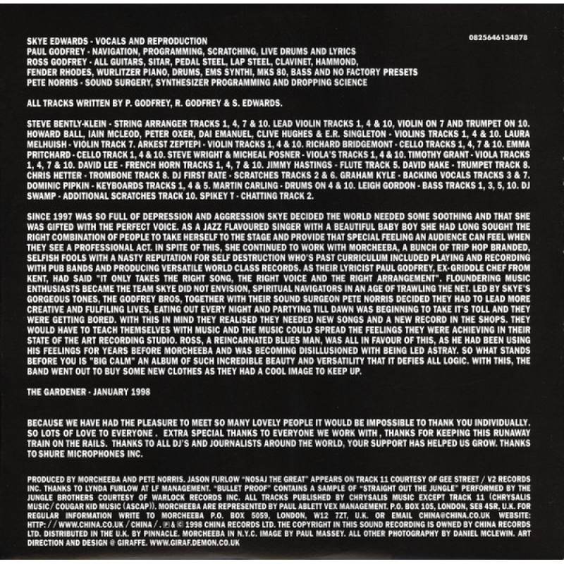 Morcheeba - Big Calm (Europe 2021)