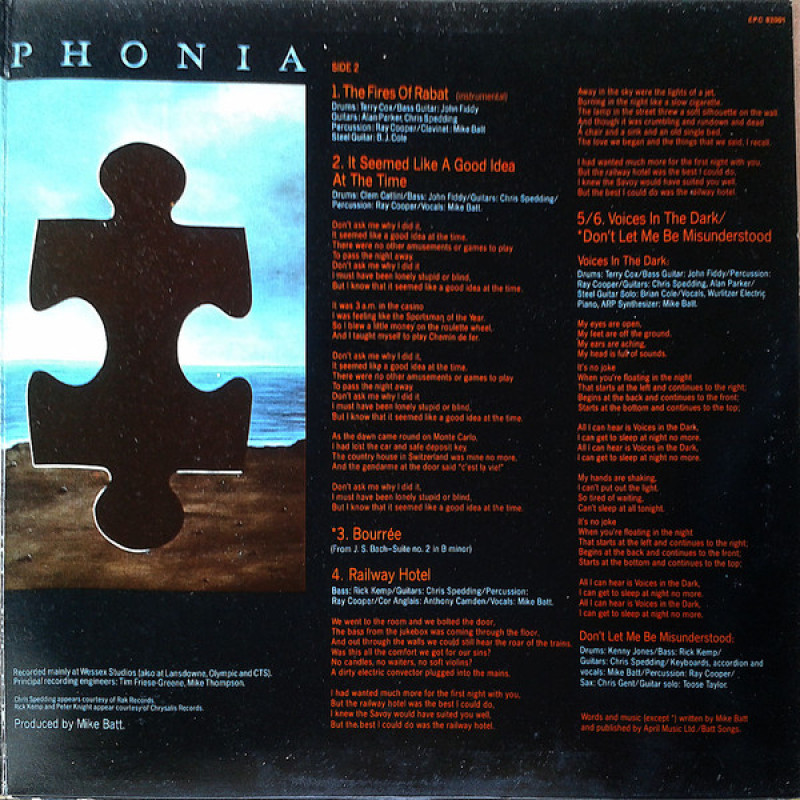 Mike Batt With London Symphony Orchestra, The - Schizophonia (Europe 1977)