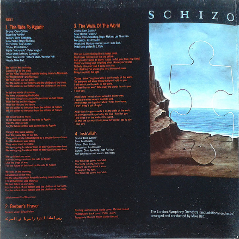 Mike Batt With London Symphony Orchestra, The - Schizophonia (Europe 1977)
