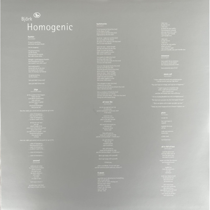 Björk - Homogenic (UK 2022)