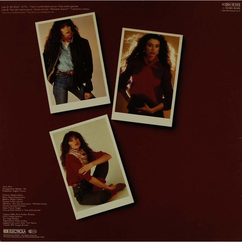 Alice- Per Elisa (Germany 1981)