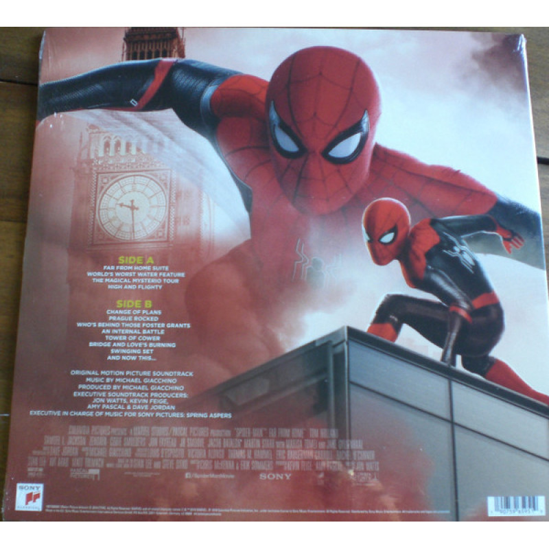 Michael Giacchino - Spider-Man: Far From Home (Original Motion Picture Soundtrack) (Europe 22 Aug 2019)