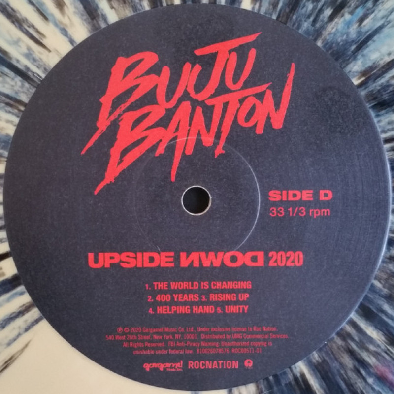 Buju Banton - Upside Down 2020 (US 29 Aug 2020)