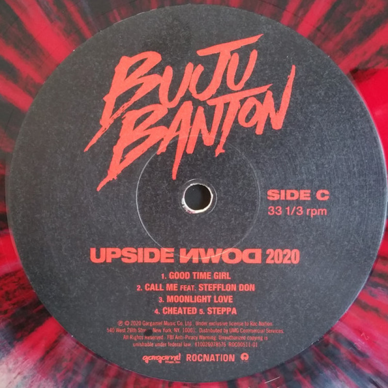 Buju Banton - Upside Down 2020 (US 29 Aug 2020)