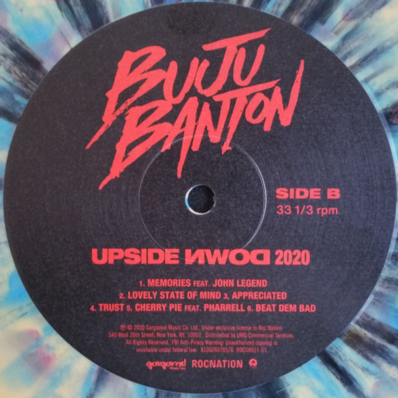 Buju Banton - Upside Down 2020 (US 29 Aug 2020)