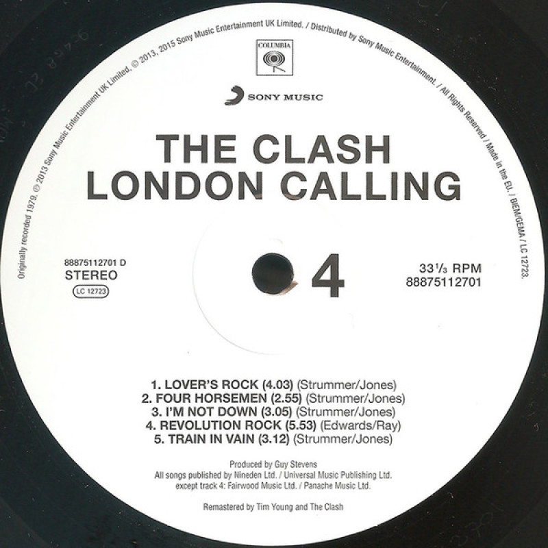 The Clash - London Calling (Europe 2015)
