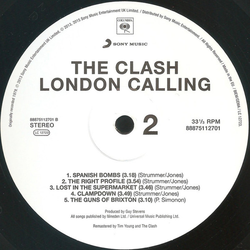 The Clash - London Calling (Europe 2015)