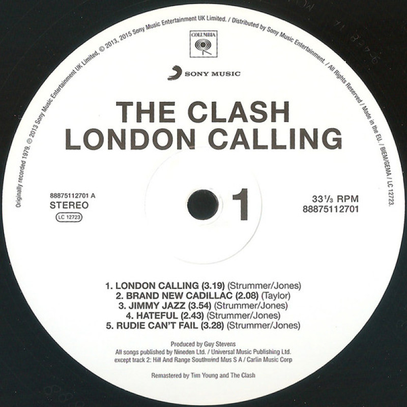 The Clash - London Calling (Europe 2015)