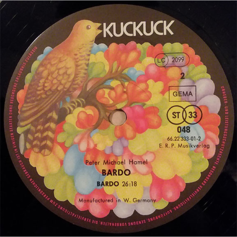 Peter Michael Hamel - Bardo (Germany 1981)