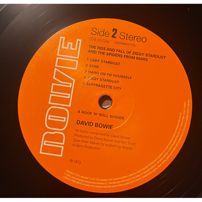 David Bowie - The Rise And Fall Of Ziggy Stardust And The Spiders From Mars (Europe 2024)