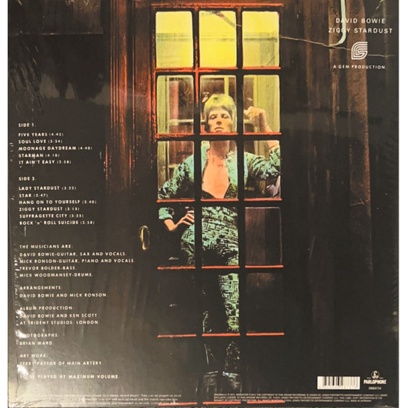 David Bowie - The Rise And Fall Of Ziggy Stardust And The Spiders From Mars (Europe 2024)