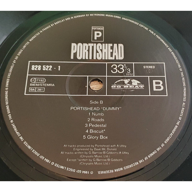Portishead - Dummy (Europe)