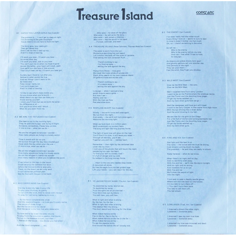 Ian Cussick - Treasure Island (Germany 1986)