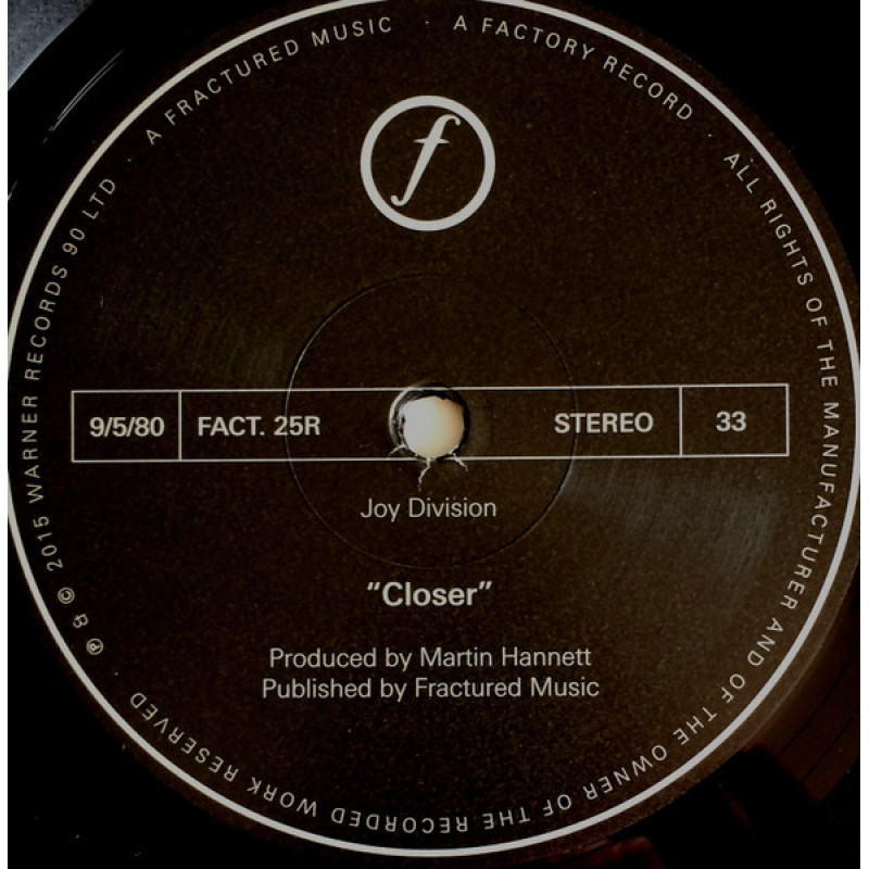Joy Division - Closer (Europe 26 Jun 2015)