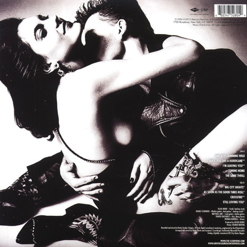 Вінілова платівка  Scorpions - Love At First Sting (Vinyl, LP, Album, Reissue, Remastered)