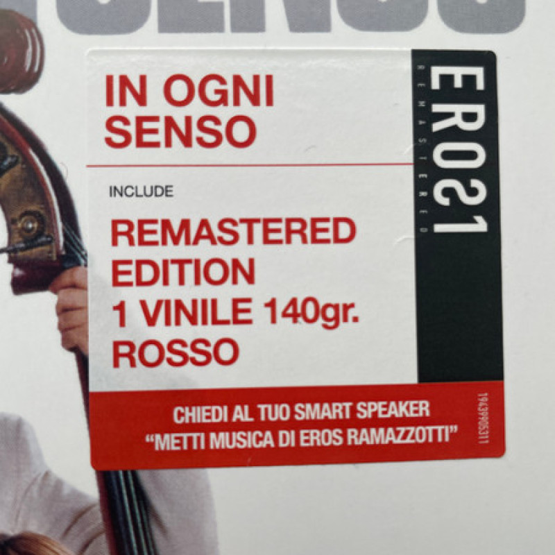 Вінілова платівка  Eros Ramazzotti - In Ogni Senso (Vinyl, LP, Album, Reissue, Remastered)