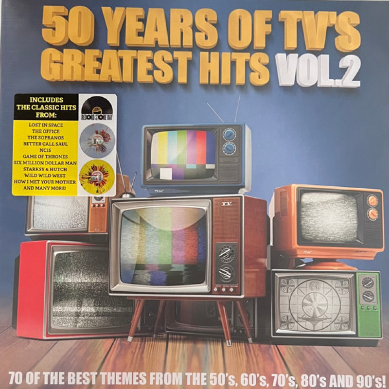 Вінілова платівка  Various - 50 Years Of TV's Greatest Hits - Vol. 2 (Vinyl, LP, Record Store Day, Compilation, Limited Edition)