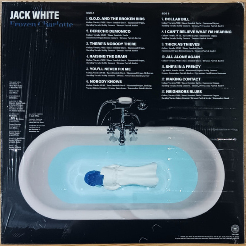 Вінілова платівка  Jack White (2) - Frozen Charlotte (Vinyl, LP, Album, Limited Edition, Stereo)