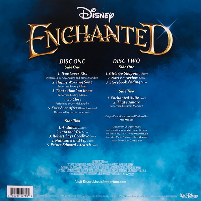 Alan Menken And Stephen Schwartz - Enchanted (Original Motion Picture Soundtrack) (US Sep 2022)