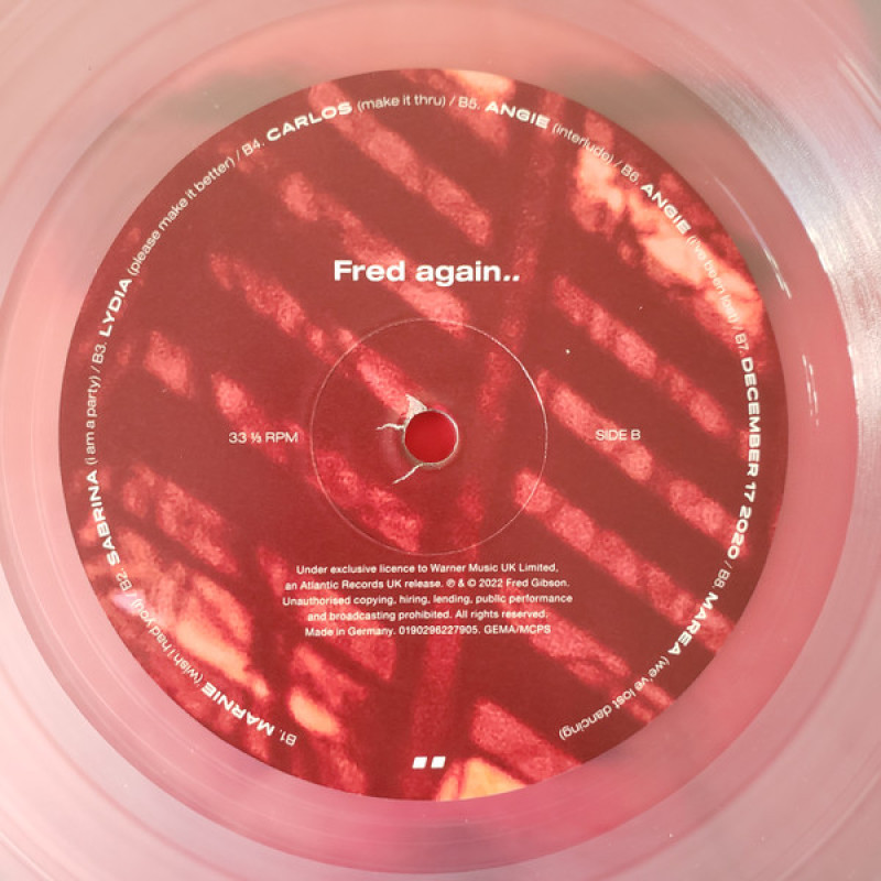 Вінілова платівка  Fred again.. - Actual Life (April 14 – December 17 2020) (Vinyl, LP, Album, Reissue)