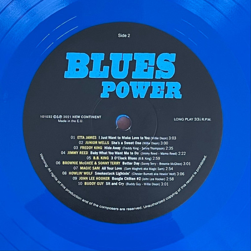 Вінілова платівка  Various - Blues Power - 20 Original All-Time Classics  (Vinyl, LP, Compilation, Stereo)