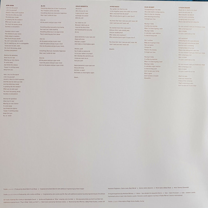 Muse - Origin Of Symmetry: XX Anniversary RemiXX (Europe 09 Jul 2021)