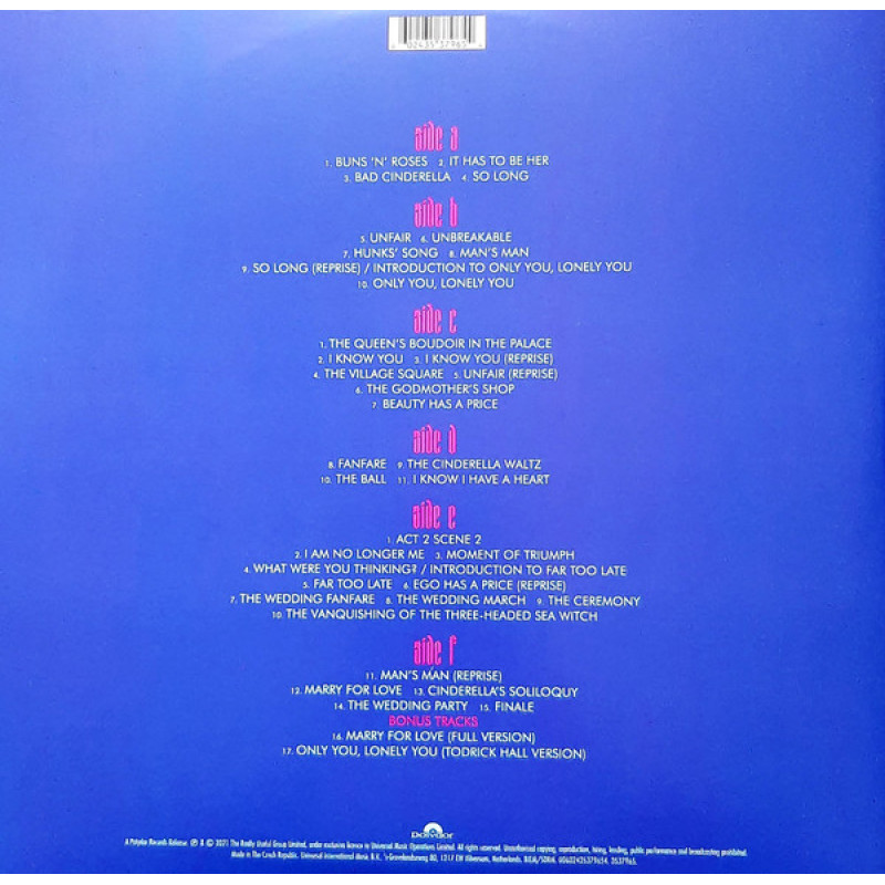 Andrew Lloyd Webber - Cinderella (UK 09 Jul 2021)