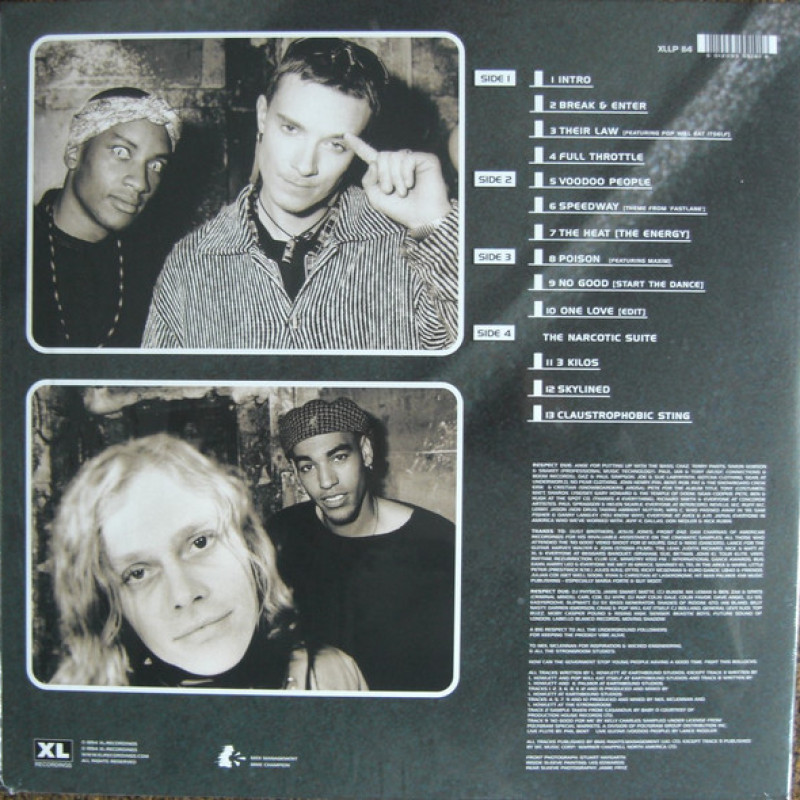 Вінілова платівка  The Prodigy - Music For The Jilted Generation (Vinyl, LP, Album, Reissue, Repress)
