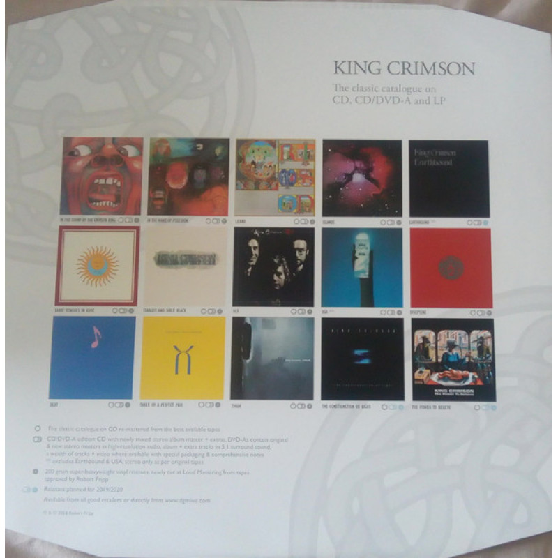 King Crimson - In The Court Of The Crimson King (UK, Europe & US 2018)