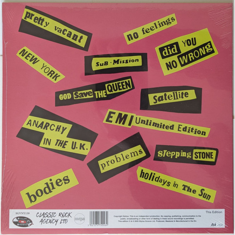 Sex Pistols - Same Old Bollocks Here's The Sex Pistols (UK Apr 2025)