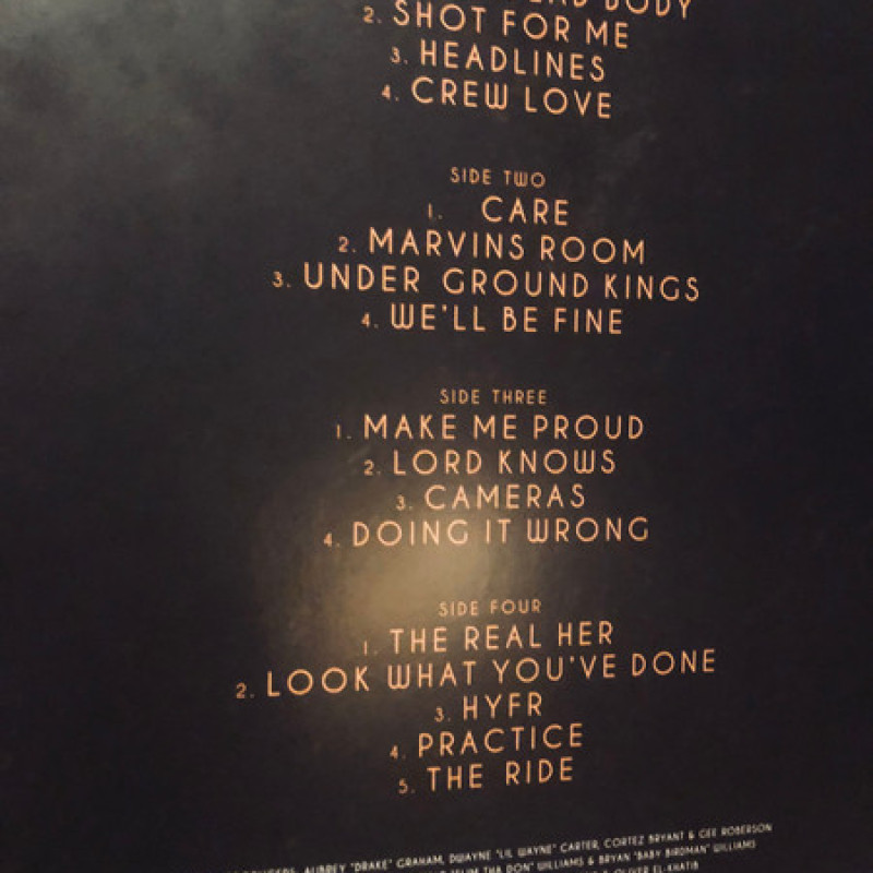 Вінілова платівка  Drake - Take Care (Vinyl, LP, Album, Misprint, Reissue)