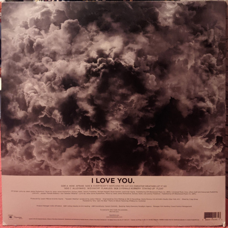 Вінілова платівка  The Neighbourhood (3) - I Love You. (Vinyl, LP, Album)