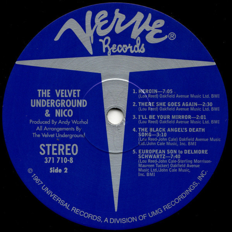 Velvet Underground, The & Nico (3) - The Velvet Underground & Nico (Europe 12 Jun 2020)