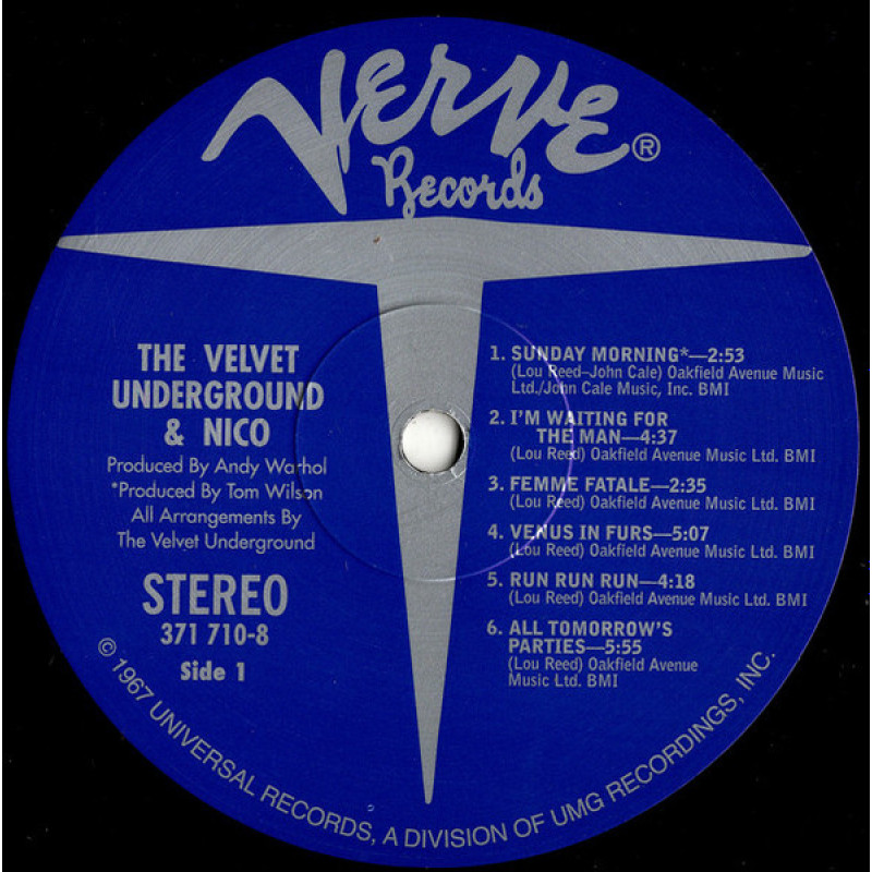 Velvet Underground, The & Nico (3) - The Velvet Underground & Nico (Europe 12 Jun 2020)