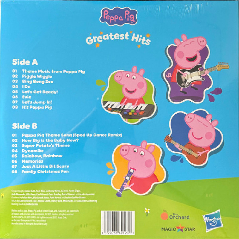Вінілова платівка  Peppa Pig - Peppa Pig Greatest Hits (Vinyl, LP, Compilation, Stereo)